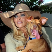 Câinele adoptat de Pamela anul trecut, din India