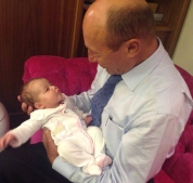 Traian Băsescu alături de nepoata sa