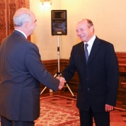 Traian Băsescu şi Evangelos-Vasileios Meimarakis