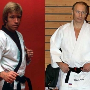 Vladimir Putin este oficial mai tare decât Chuck Norris 