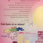 Centrul Comunitar de Igienă și Sănătate din Turda, cel mai bun proiect de servicii sociale!