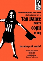 Curs de tap dance pentru copii la Teatrul de Păpuși Puck din Cluj