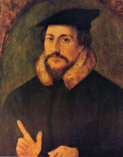 John Calvin by Holbein. Foto: Wikipedia